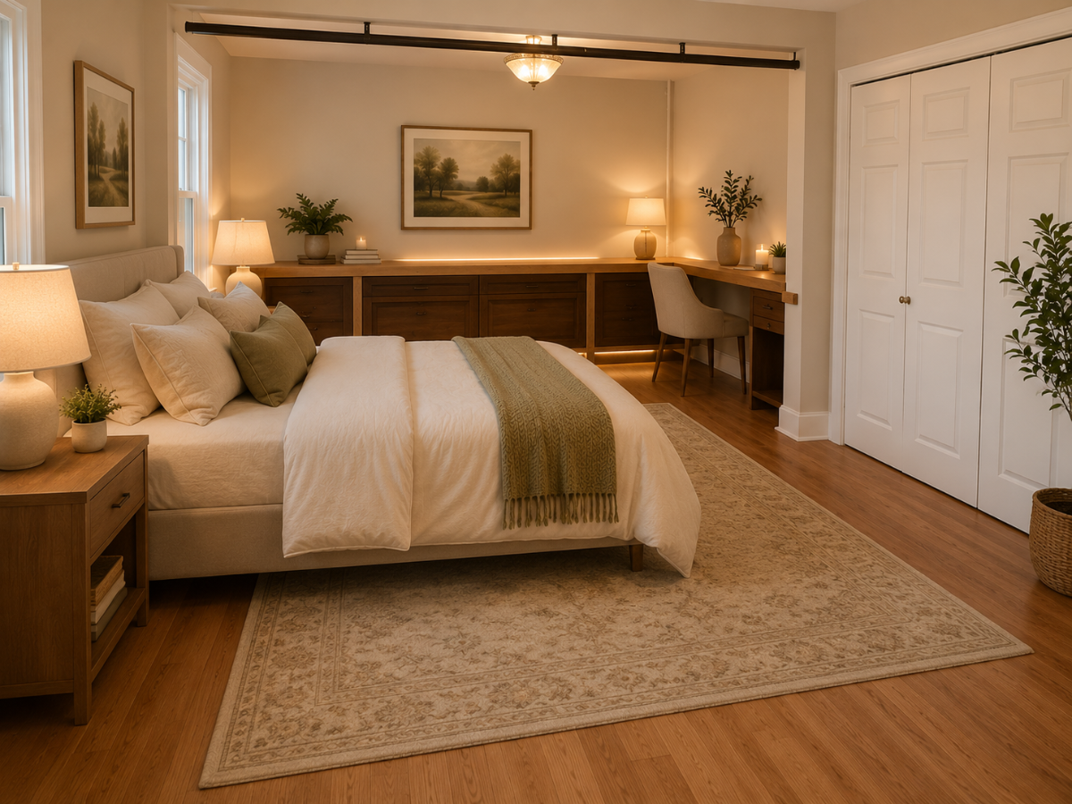 Comfort & Convenience: Fully Furnished 2BR with Dedicated Workspace- short stroll to Metro North - Photo 2