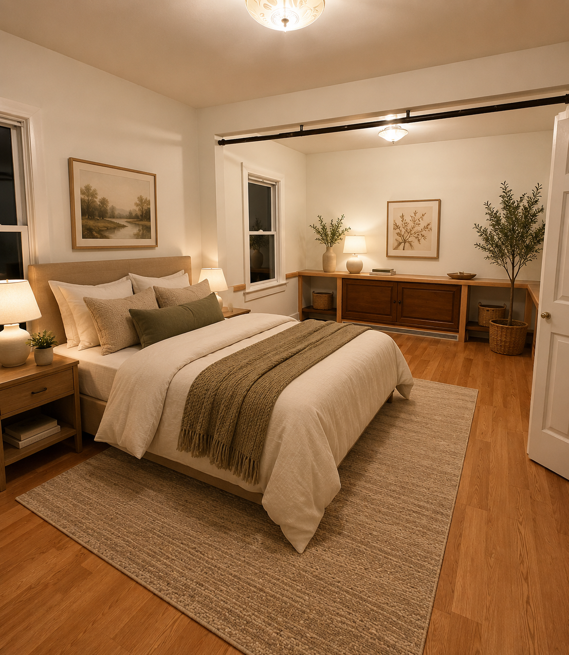 Comfort & Convenience: Fully Furnished 2BR with Dedicated Workspace- short stroll to Metro North - Photo 3