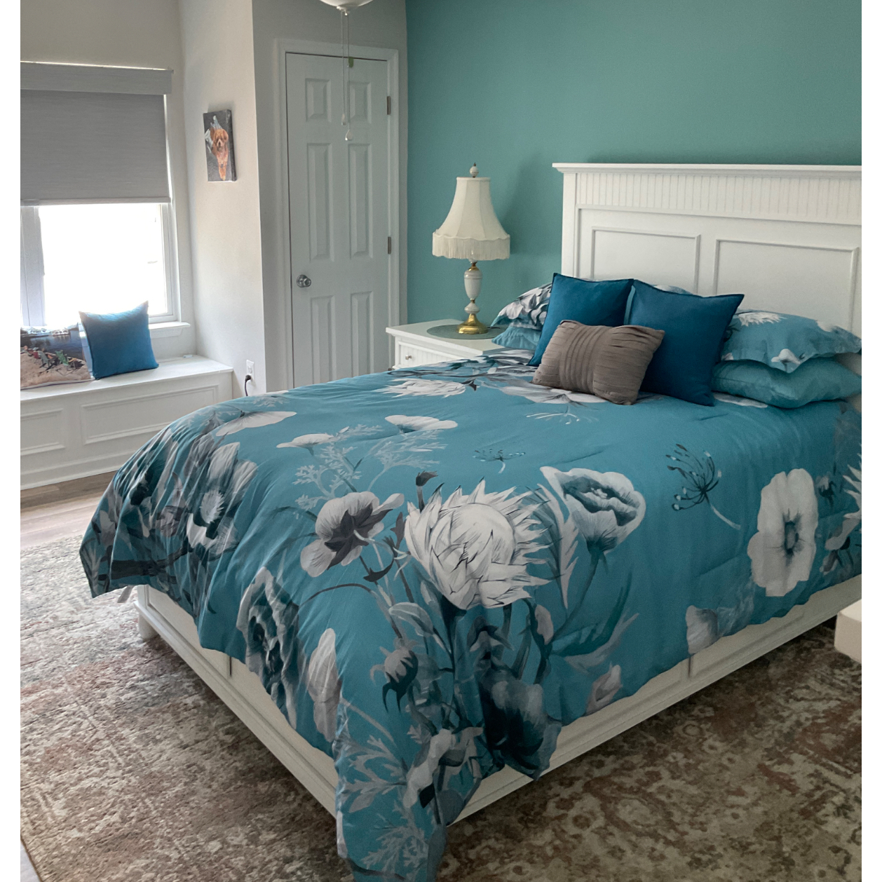 Beautiful private bedroom with bathroom