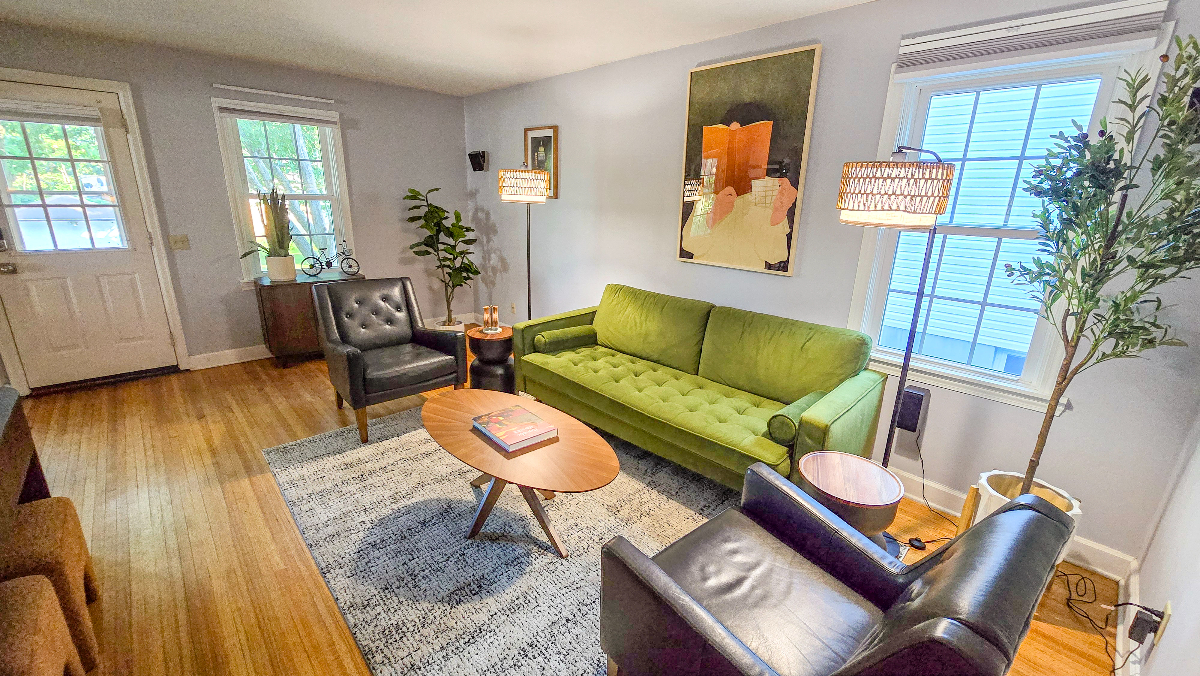 Newly Furnished 3BR Home with Office, Finished Basement & Utilities Included