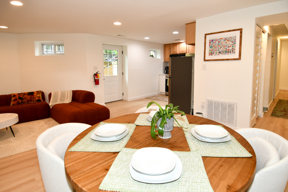 2 bedroom 2 bathroom fully separate and well-lit basement unit on H Street corridor - Photo 1