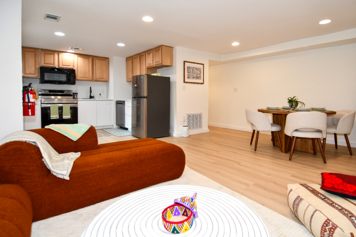 2 bedroom 2 bathroom fully separate and well-lit basement unit on H Street corridor - Photo 2