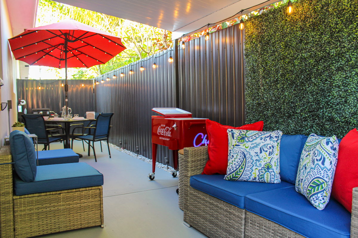Newly Renovated 2BR Modern Retreat with Private Patio, Parking & Wi-Fi