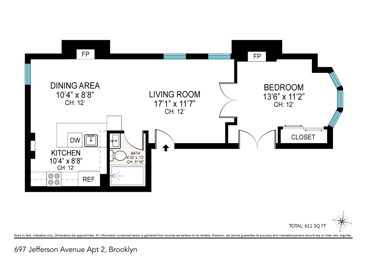Designer Stuy-Hghts Brownstone 1 BR | A/C, Laundry & Pet Friendly - Photo 8