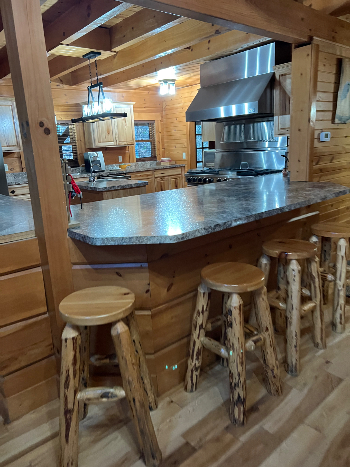 Willow Cabin is a luxury all-wood cabin with 3 bedrooms and 2.5 baths. - Photo 6