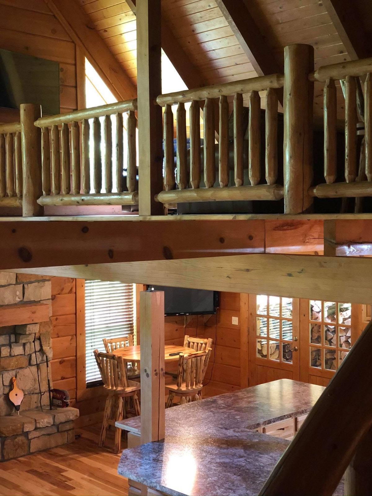 Willow Cabin is a luxury all-wood cabin with 3 bedrooms and 2.5 baths. - Photo 8