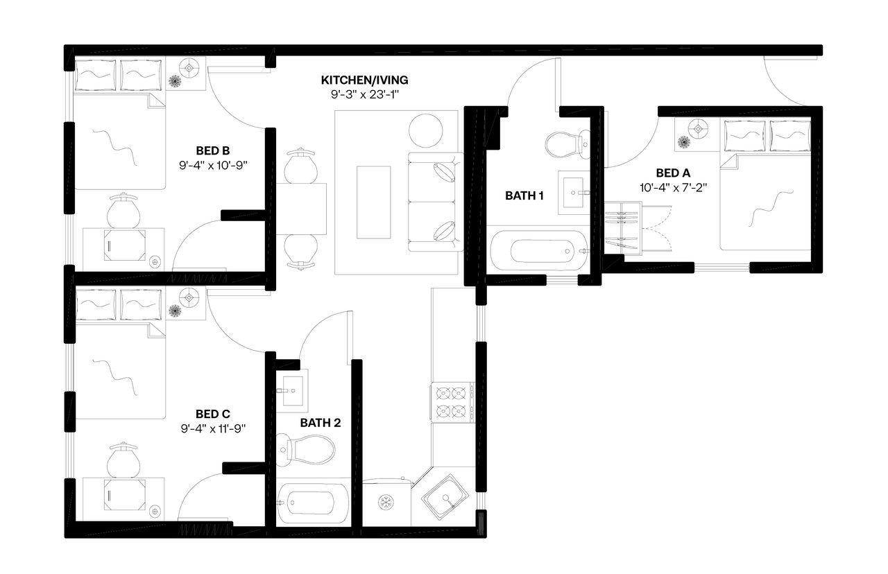 Private Bedroom in Upper West Side 786 B - Photo 12