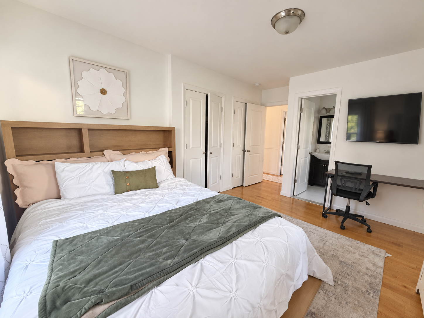 Furnished 3 bedrooms 1st floor house apartment - Photo 8