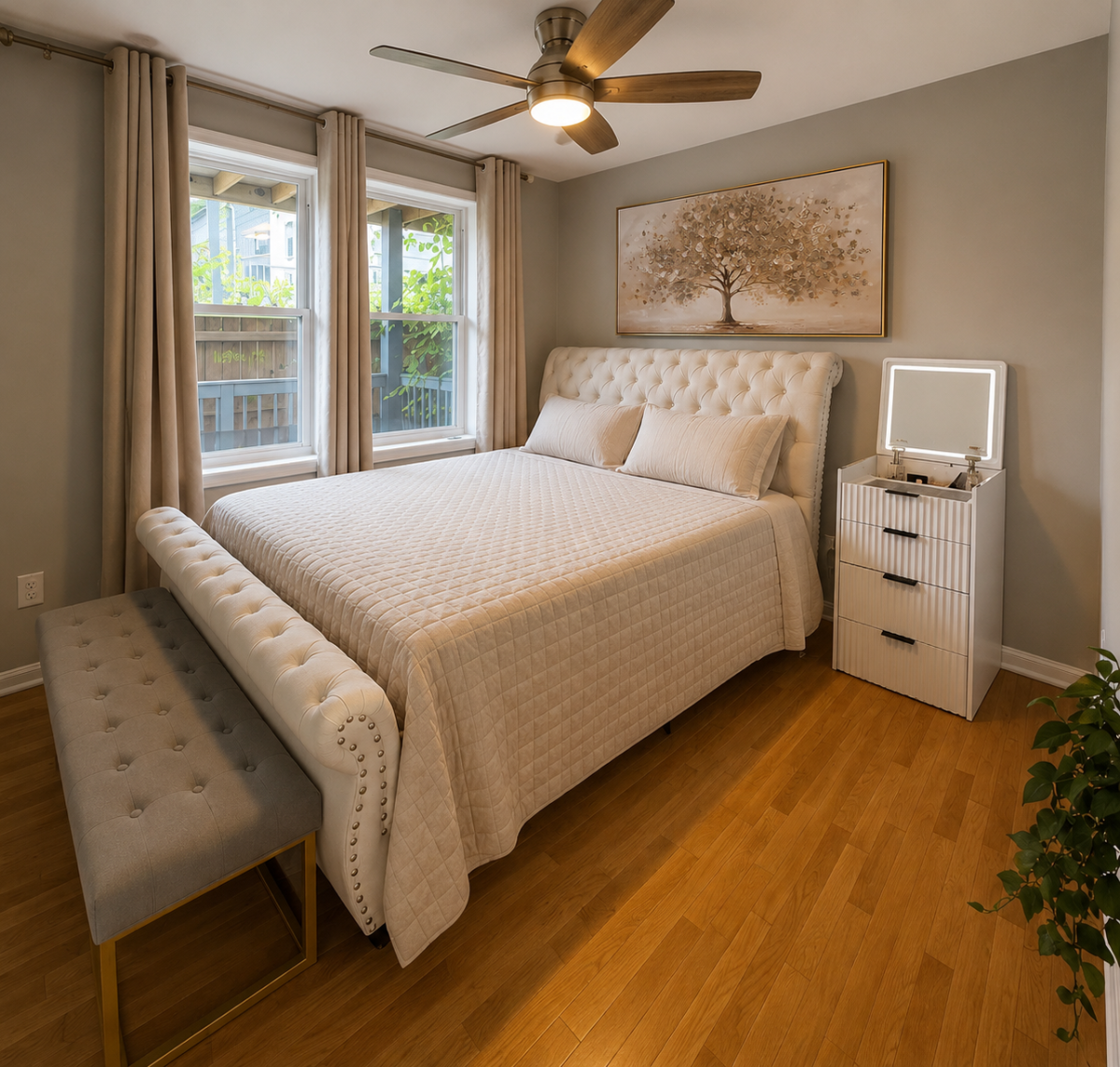 Modern Furnished 2BR Condo l Brand-New Interiors, In-Unit Laundry & Outdoor Living l Utilities Inclu - Photo 1
