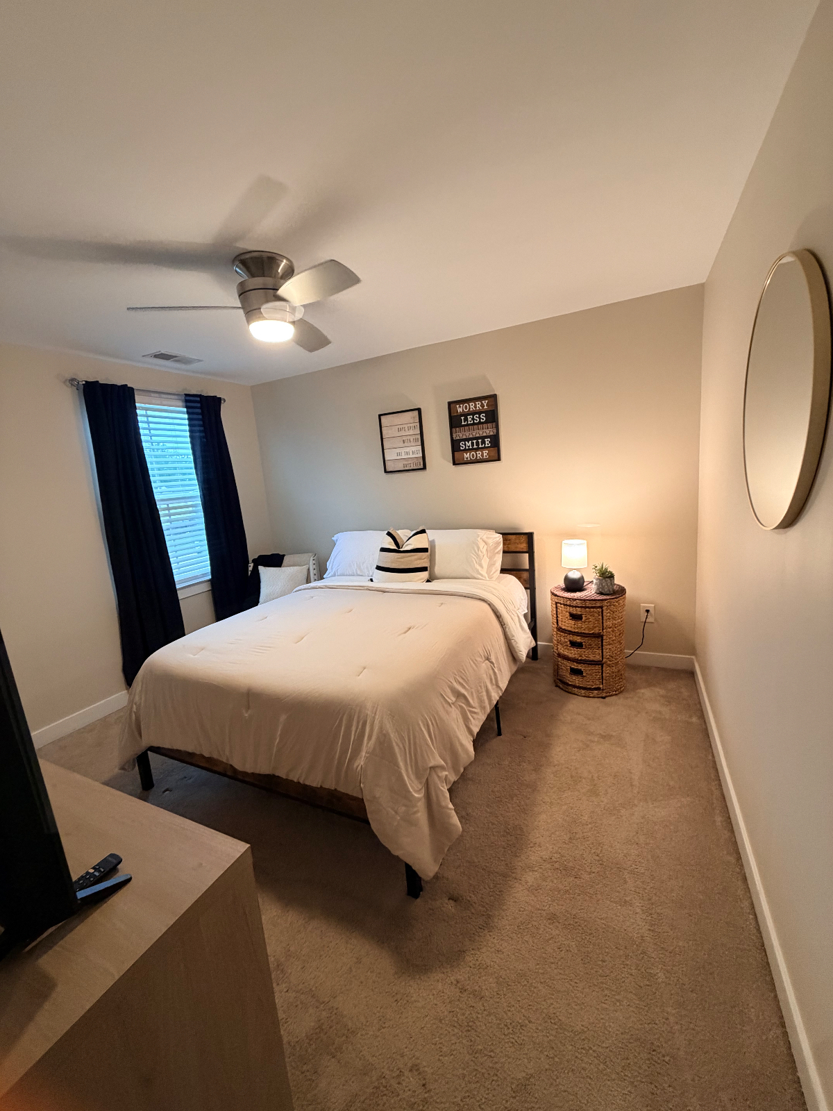 Spacious Queen Room with New Furnishings & Blackout Curtains