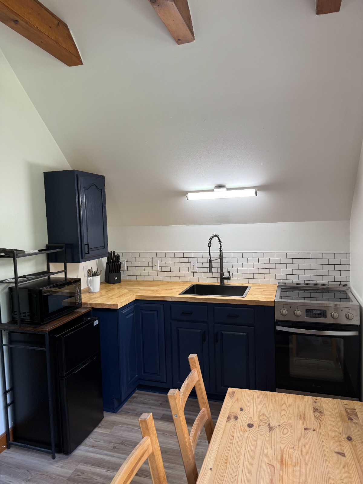 SKIERS WELCOME! NEWLY RENOVATED/fully furnished 2 bed/1 bath apartment in private neighborhood les - Photo 1