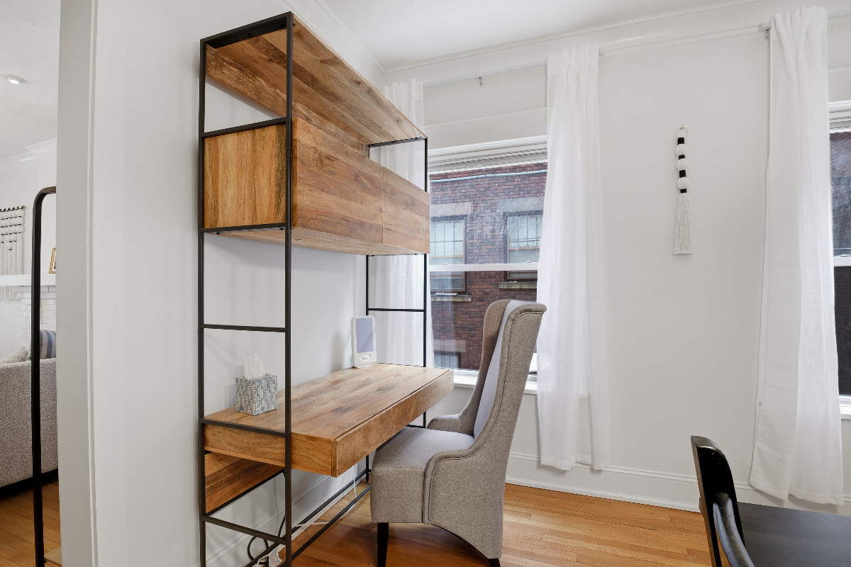 2BR/2BA Apartment with Balcony, Workspace & Covered Parking - Photo 8