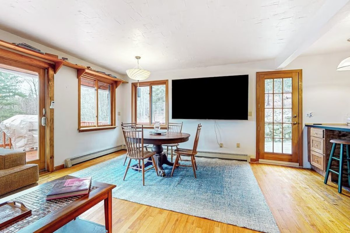 Cozy Mountain Retreat with Five-Peak Views, Private Pond, Deck & Fitness Area l Peaceful Pittsfield - Photo 4