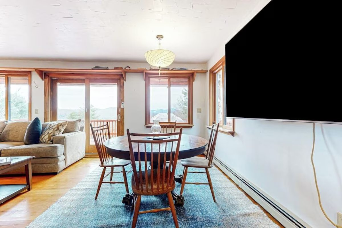 Cozy Mountain Retreat with Five-Peak Views, Private Pond, Deck & Fitness Area l Peaceful Pittsfield - Photo 3