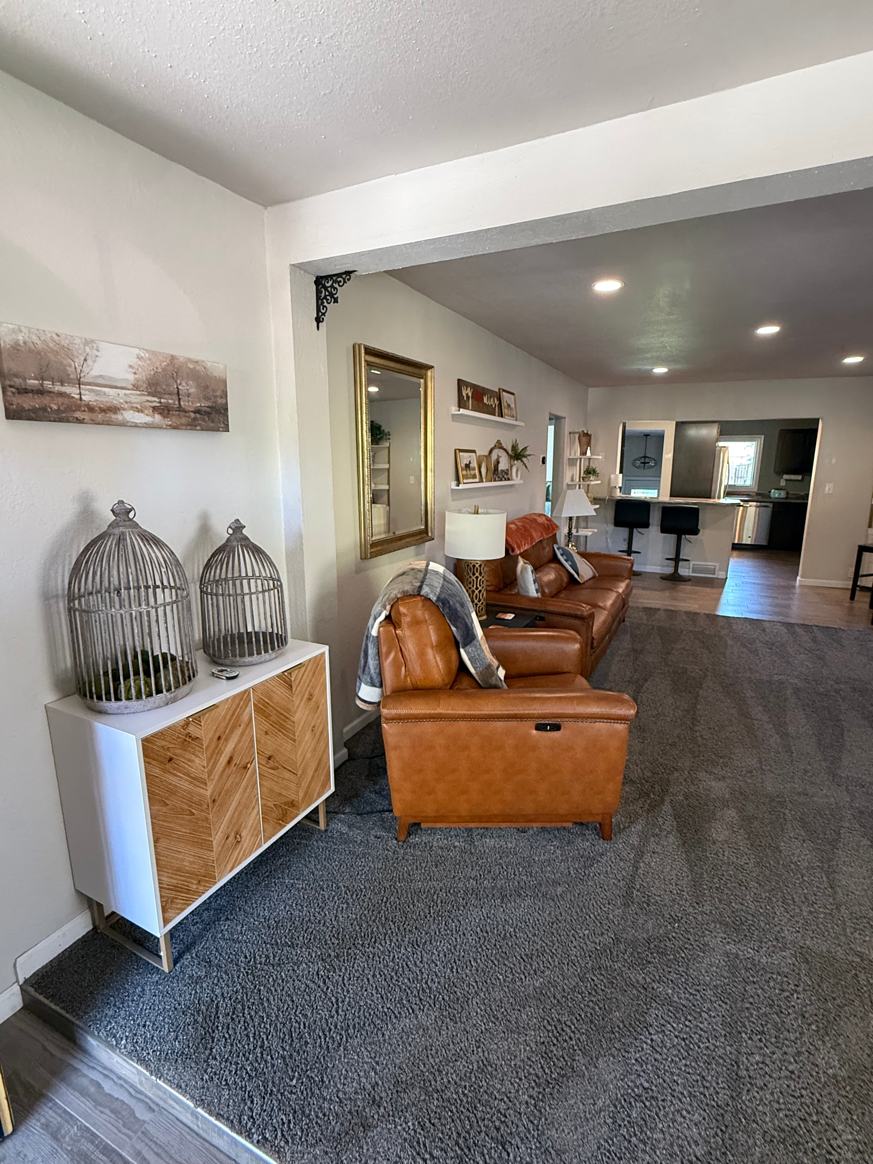 Spacious 4-Bedroom Furnished Home with Fenced Backyard - Photo 2