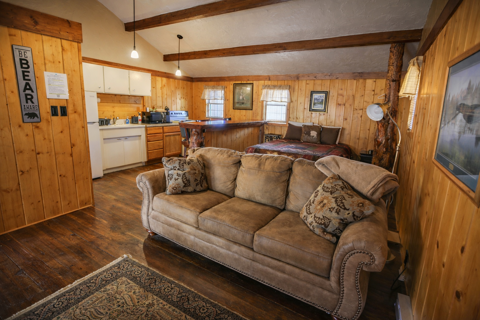 Riverfront Hideaway Cabin with Full Kitchen & Separate Living Area - Photo 3