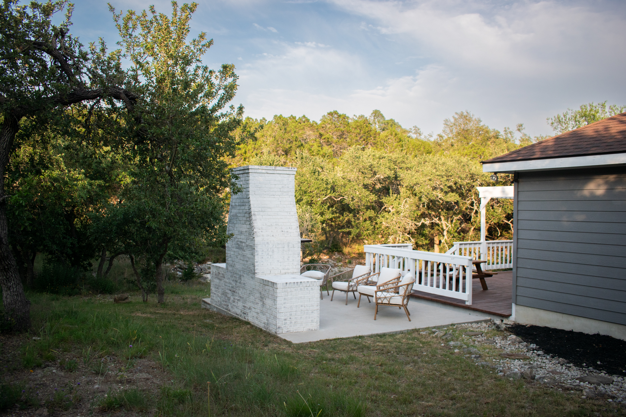 Peaceful Hill Country Views with Outdoor Fireplace, Hot Tub & Outdoor Swinging Bench - Photo 3