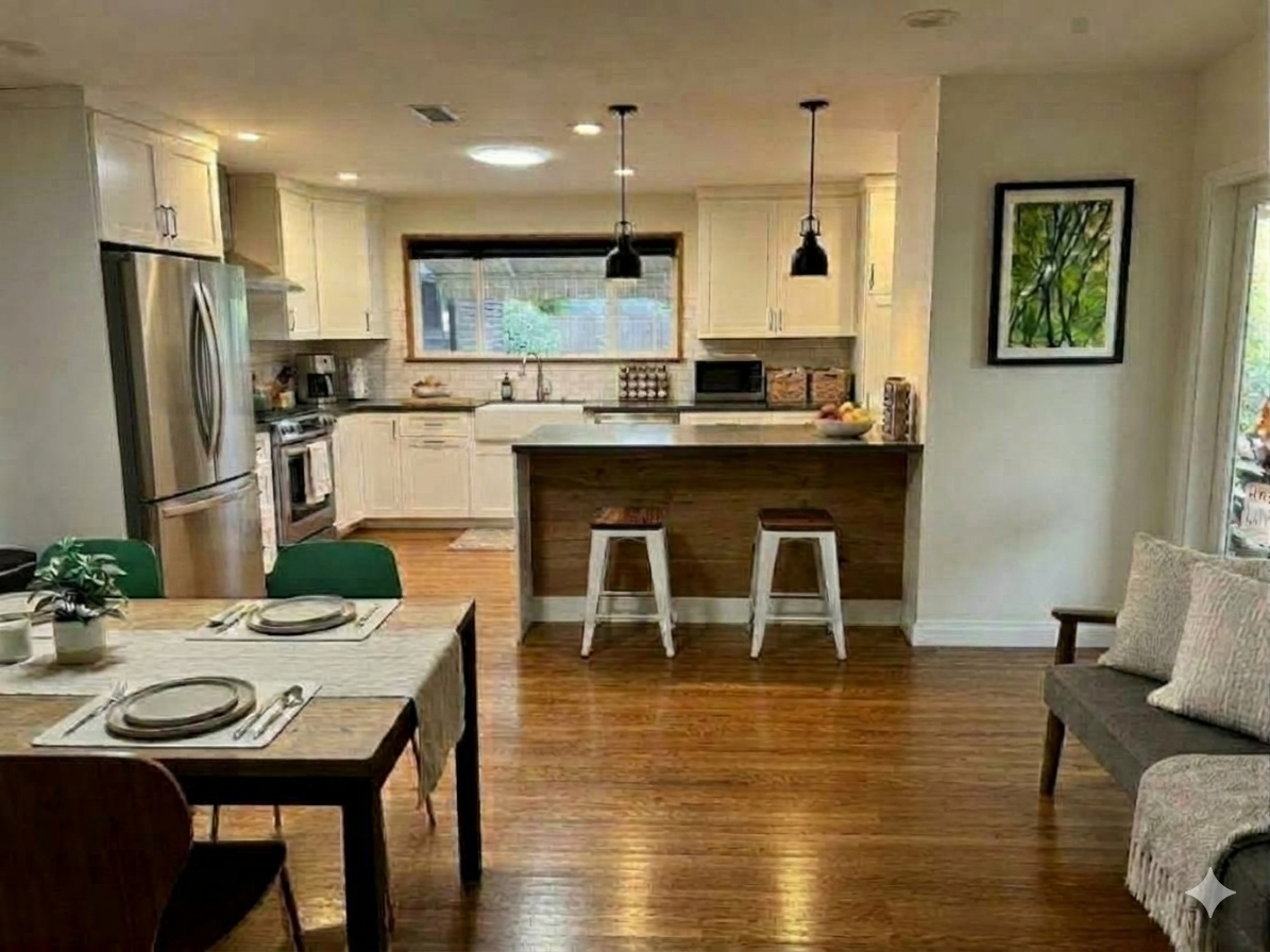Furnished 3BR/2BA Home with Yard & Biweekly Cleaning | Palms / West LA - Photo 3