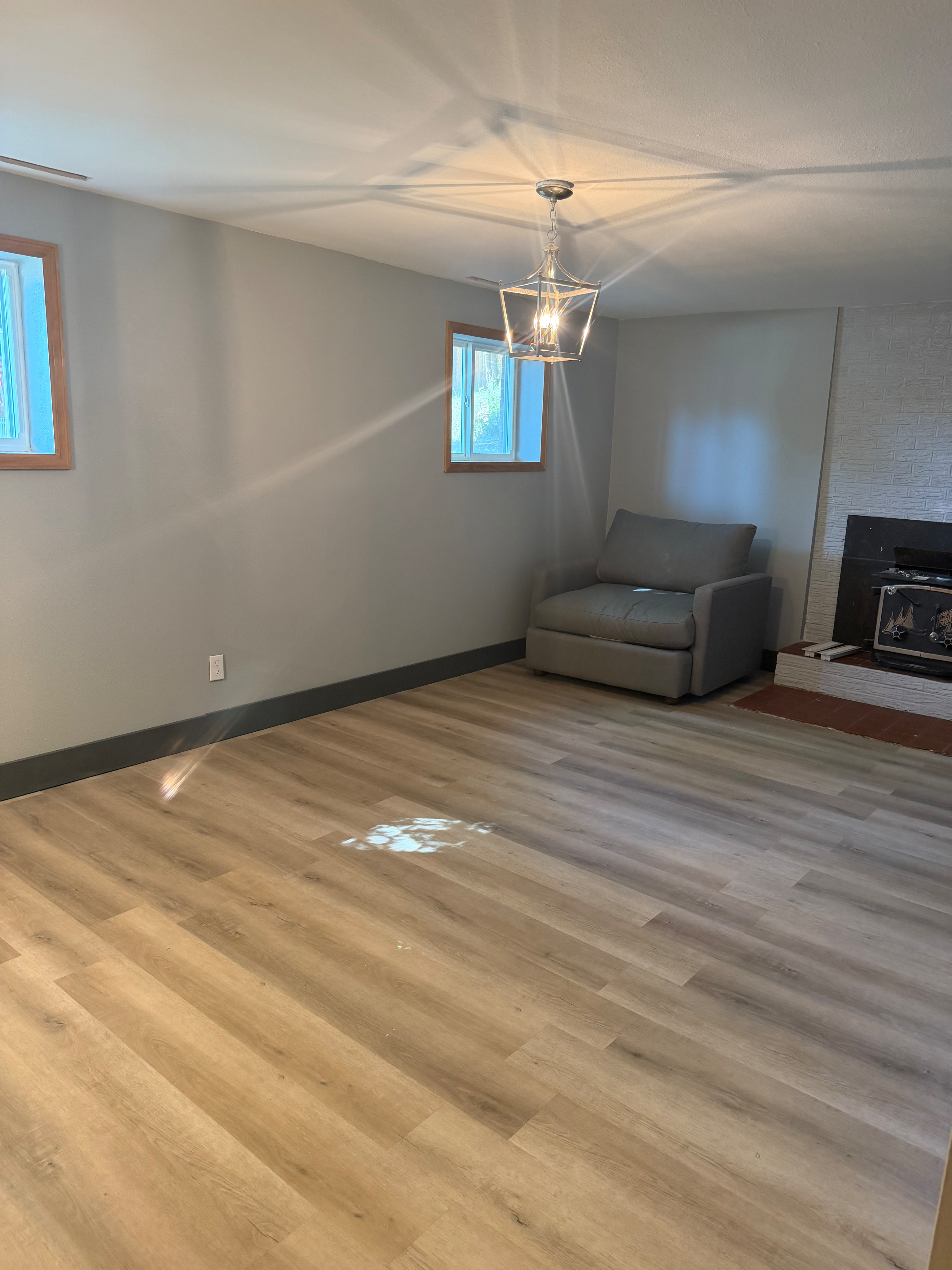 Entire lower level - Bedroom, living, kitchenette and bathroom!