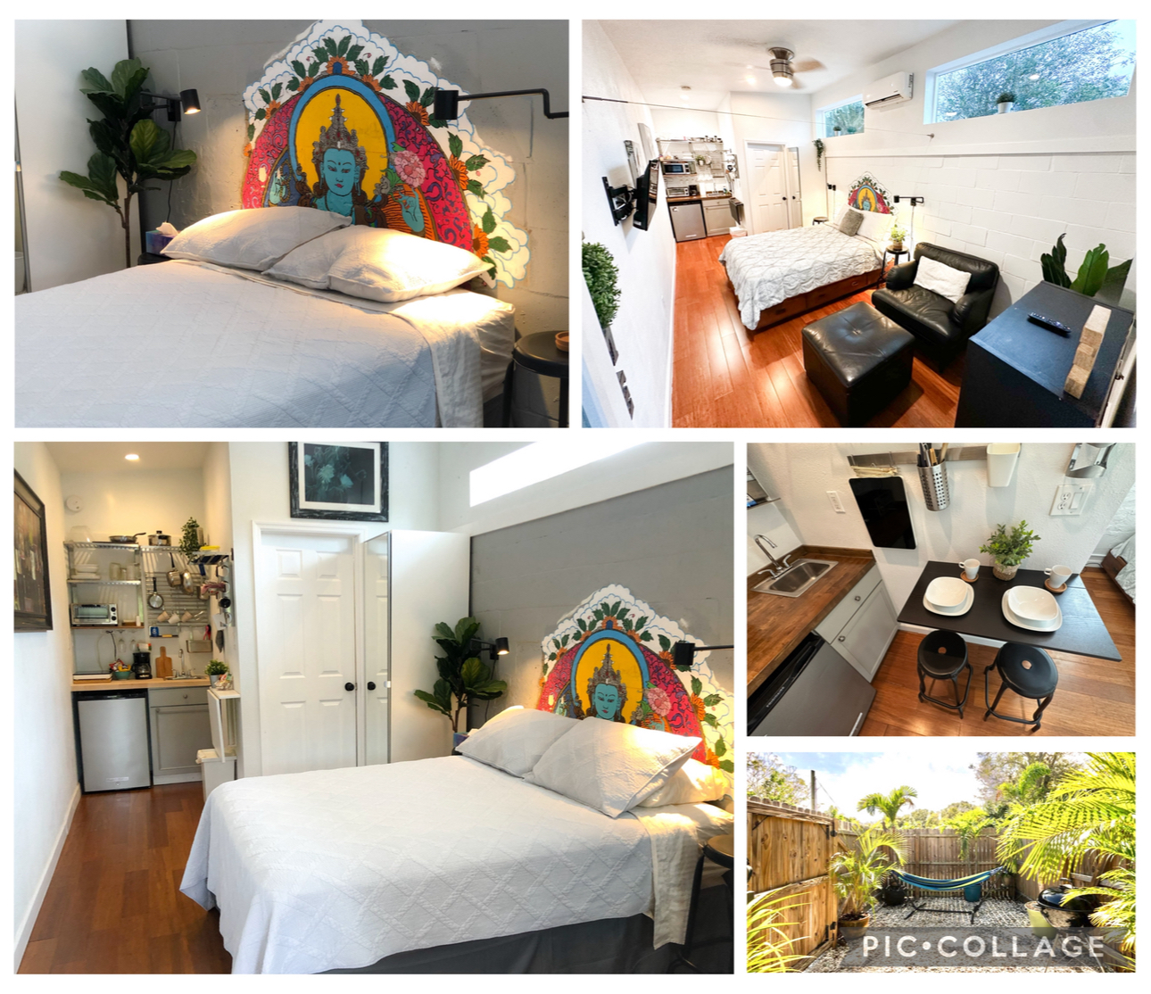 Adorable Modern Studio East, Clean, Comfy, near beach & downtown.