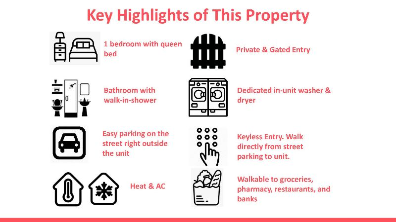 New Private Gated 1BR Cozy Guesthouse w/ Your own kitchen, in-unit W/D, AC, easy Parking in quiet residential area by Good Sam and Los... - Photo 2