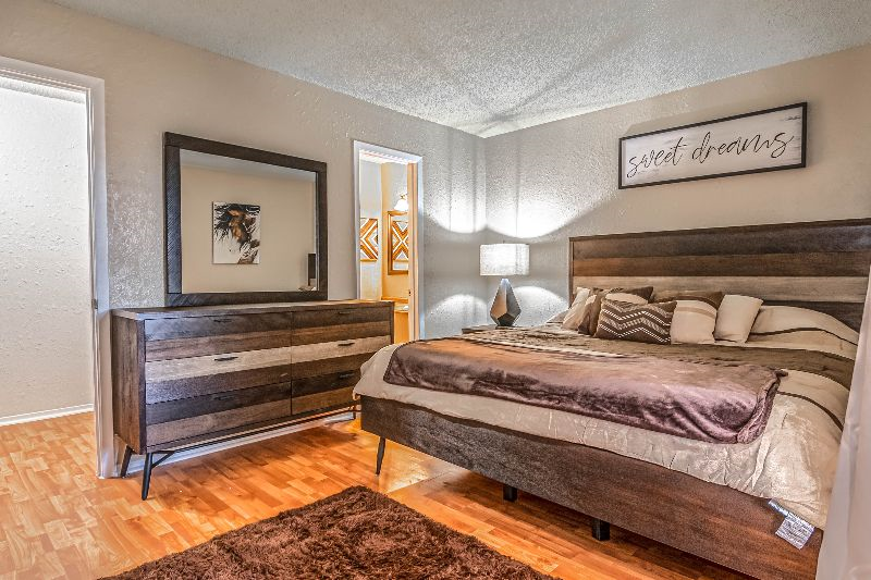 Master bedroom suite