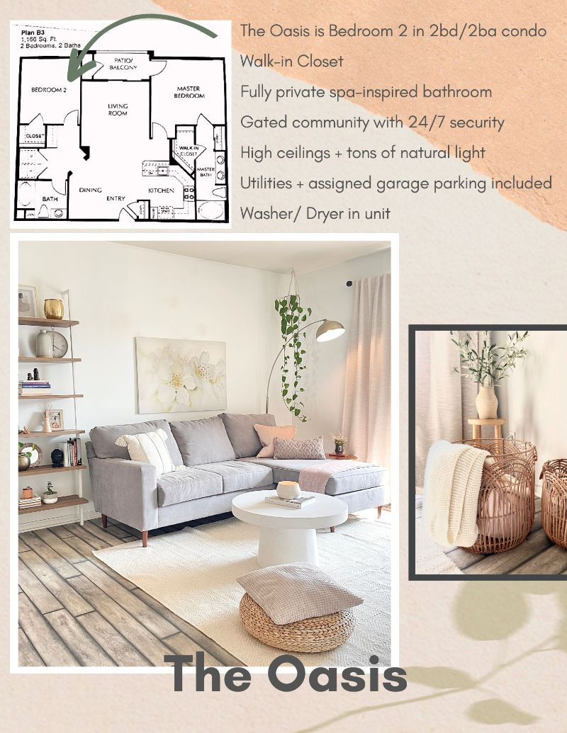 The Oasis - a Queen Suite & Private Bath