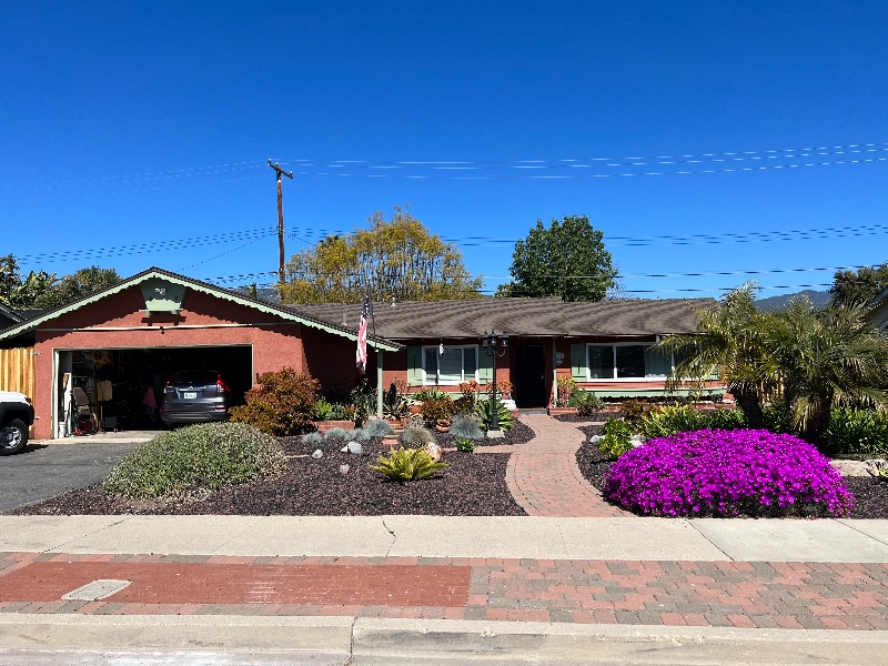 Spacious two bedroom, two bath house in quiet Goleta neighborhood. Pet Friendly