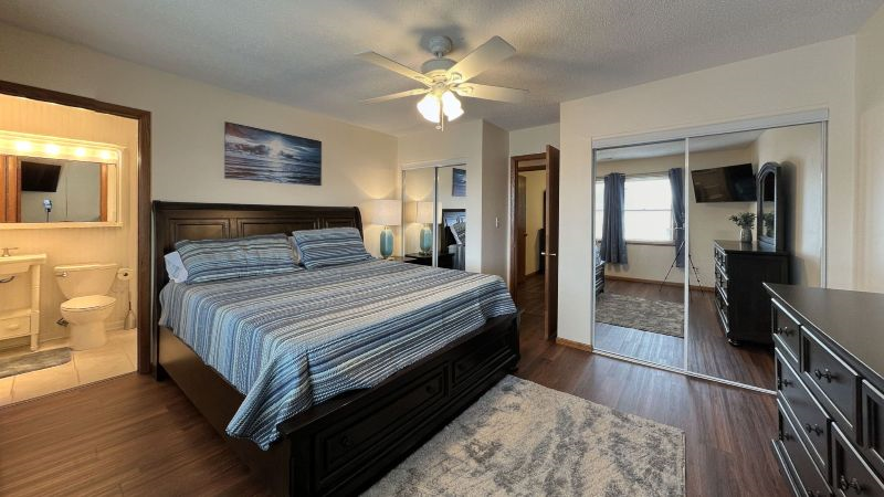 Master bedroom suite