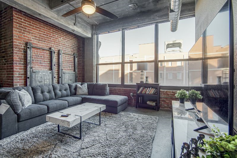 Updated Loft in the heart of Downtown KC | Furnished Finder