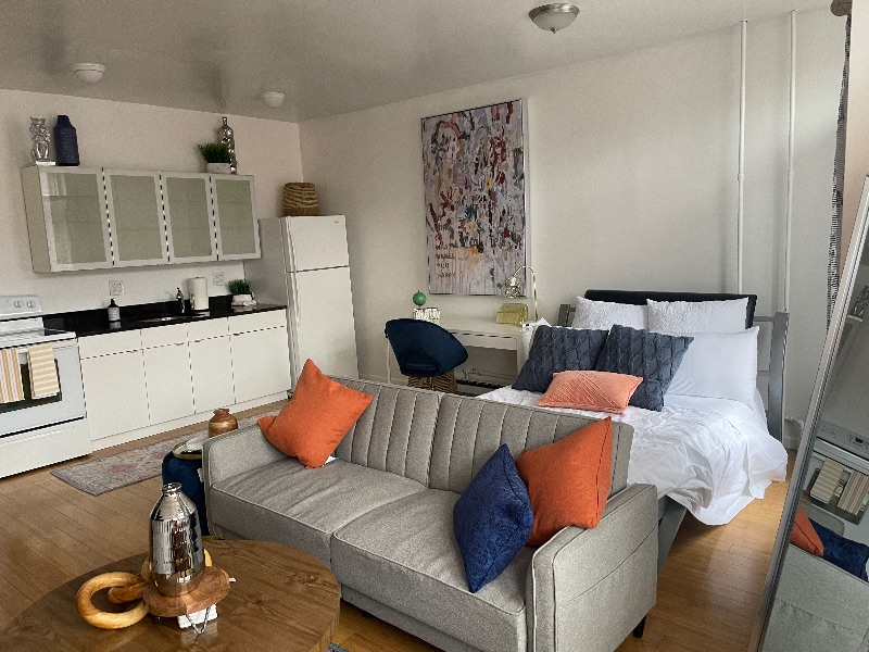 Modern and Chic Studio Apartment in Binghamton, NY