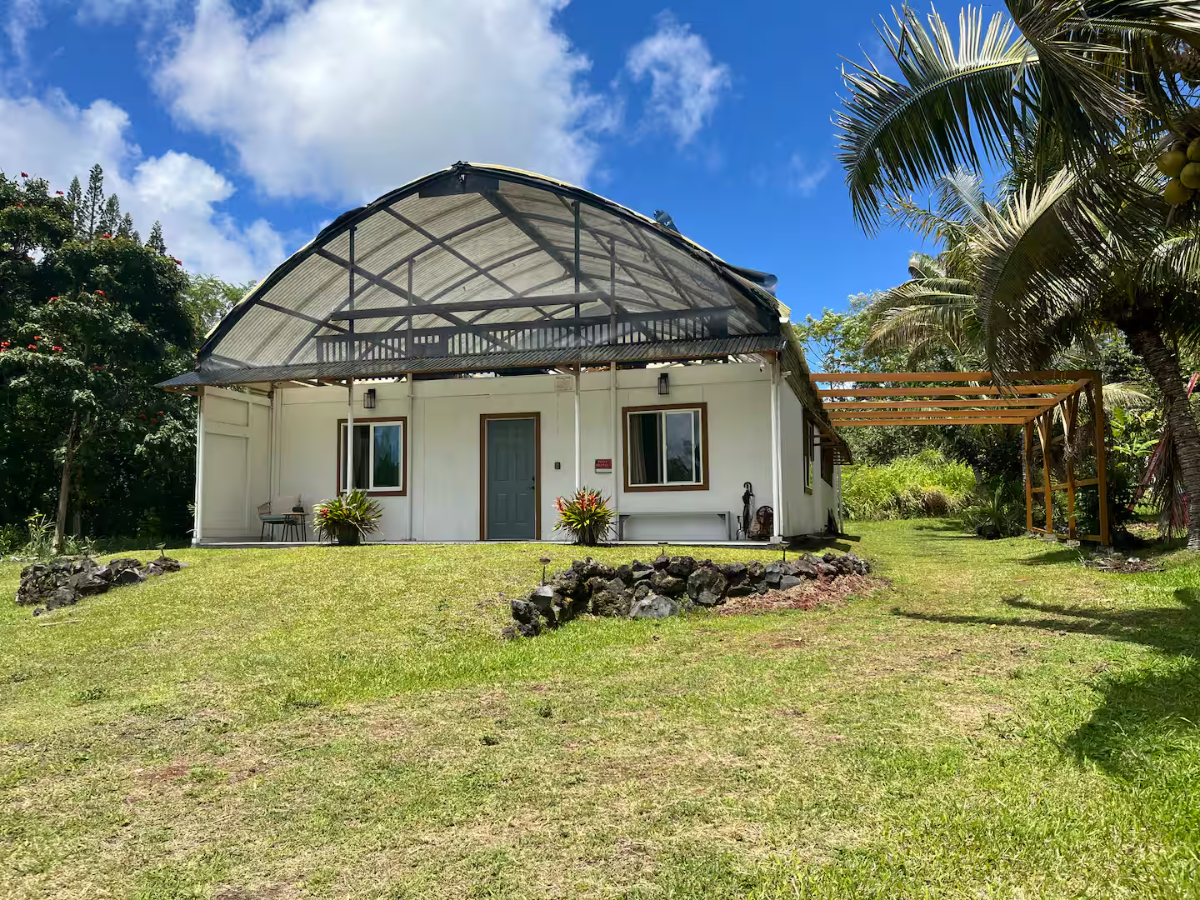 Off Grid Unique Greenhouse w/ Ocean View Loft