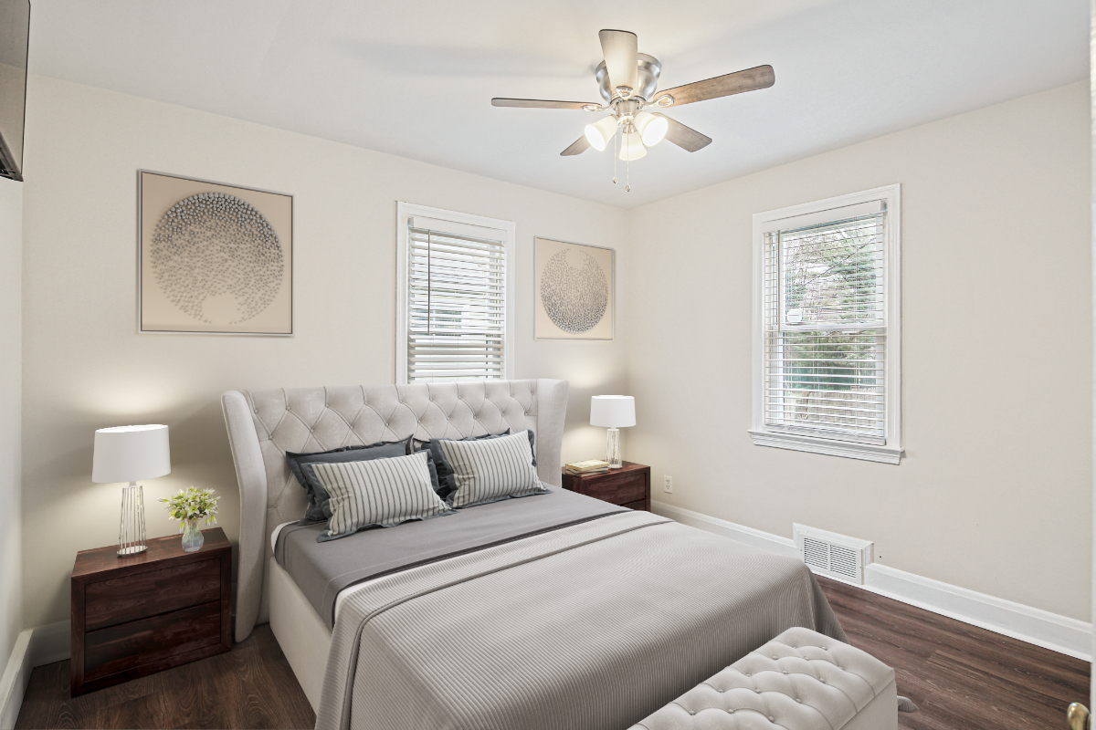First floor bedroom with unshared bathNew Unit