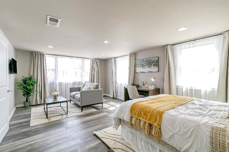 Lower Lounge 2bed 1bath w/ AC & Laundry 1000sqft