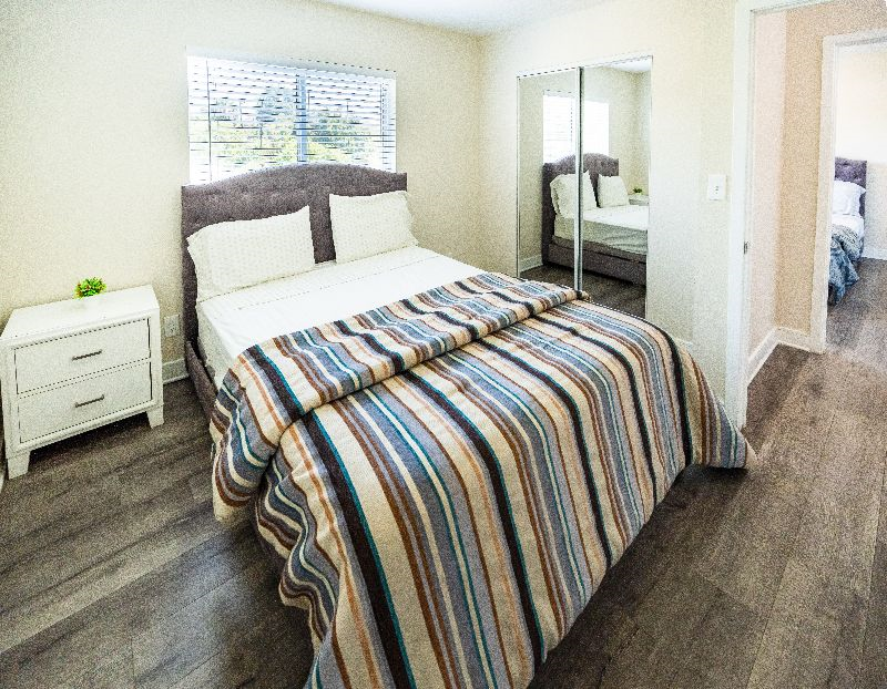 spacious Master bedroom Room by Keck Medicine...