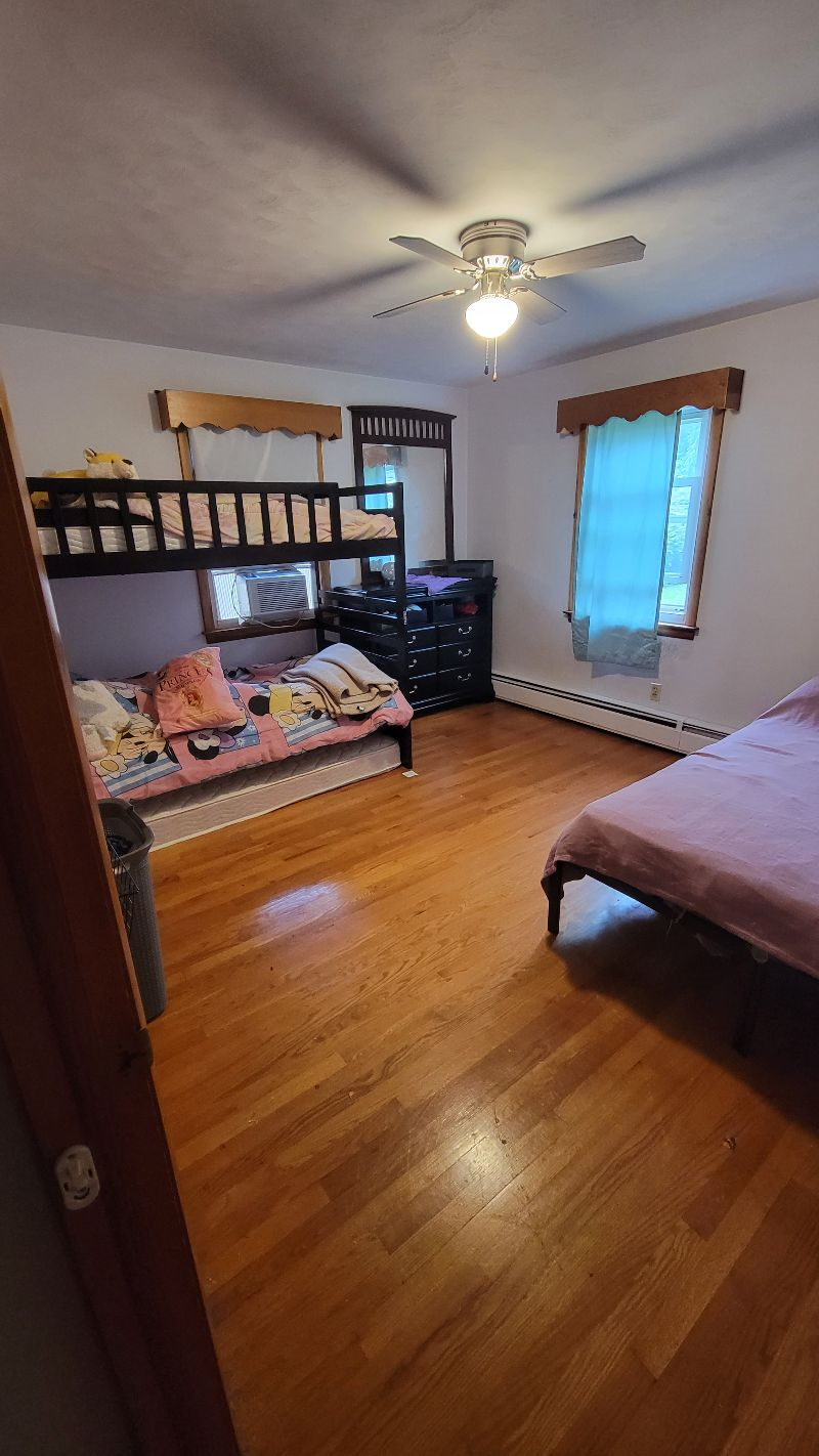 Bedroom 2: Full size bed, twin bunk beds