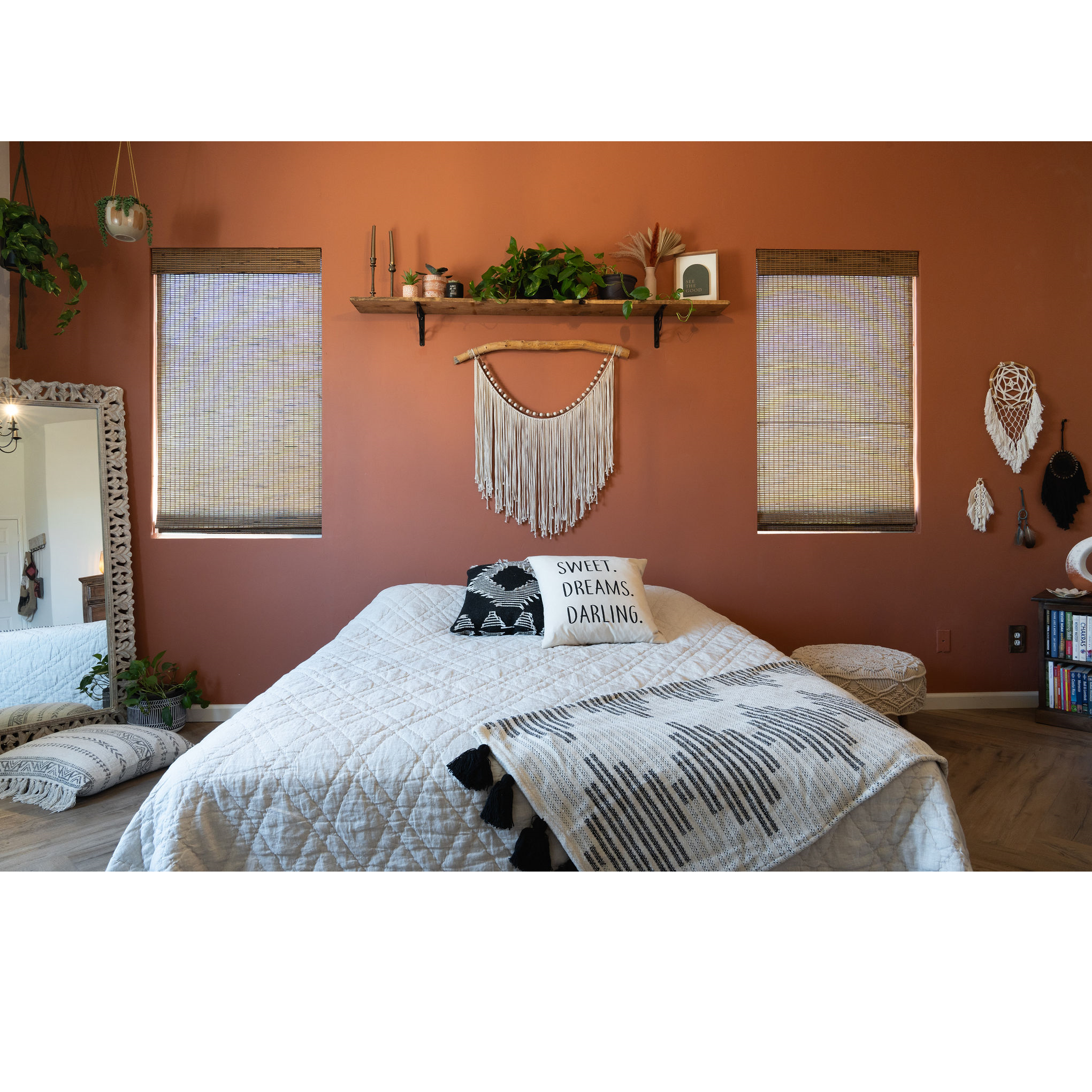 Boho room in a house