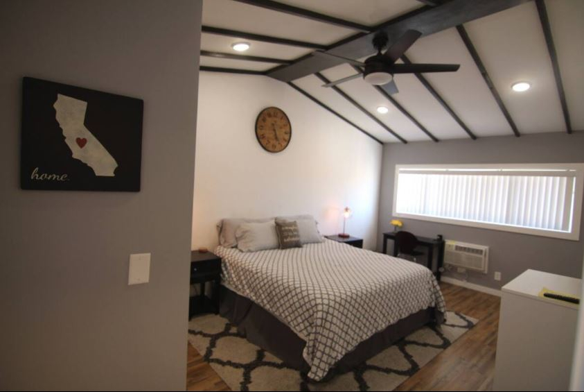 2-Story Furnished 1 Bedroom w/Vaulted Ceilings, Gated Property, New Kitchen & Bath, Parking, Full Size W&D, A/C - Photo 6