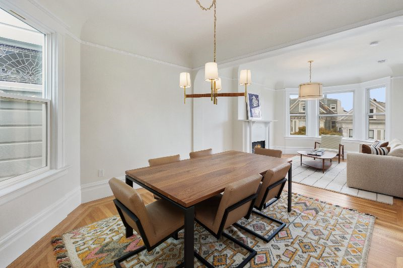 SF VIEWS -- Entire Top Floor 2 BR/1 BA in Ashbury Hghts - Photo 6