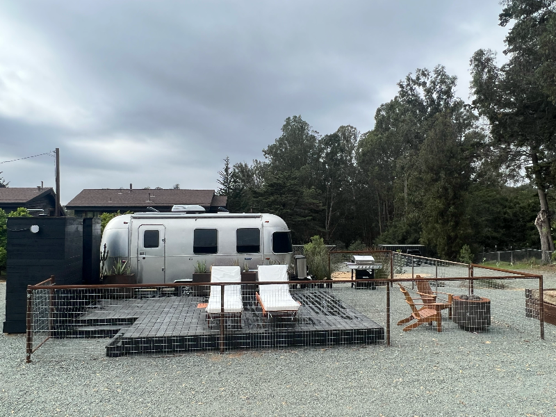 Airstream Bambi on 5 Acres