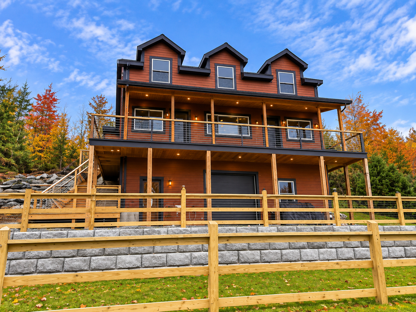 Experience Rustic Charm and Modern Comfort in this Brand New 3-Bedroom House Overlooking Crystal Lak - Photo 3