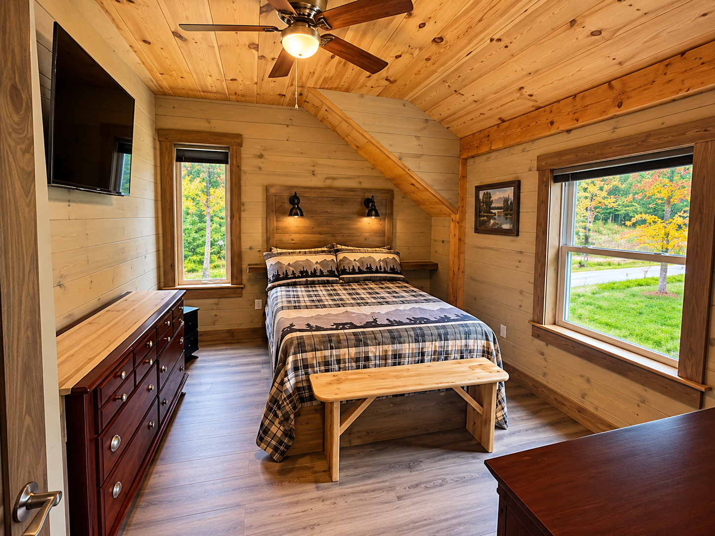 Experience Rustic Charm and Modern Comfort in this Brand New 3-Bedroom House Overlooking Crystal Lak - Photo 5