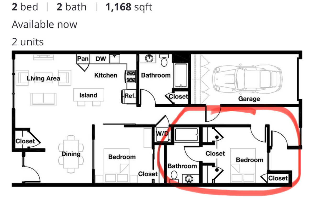 SOMA NEIGHBORHOOD MASTER BEDROOM W/ PVT GARAGE PARKING - Photo 2