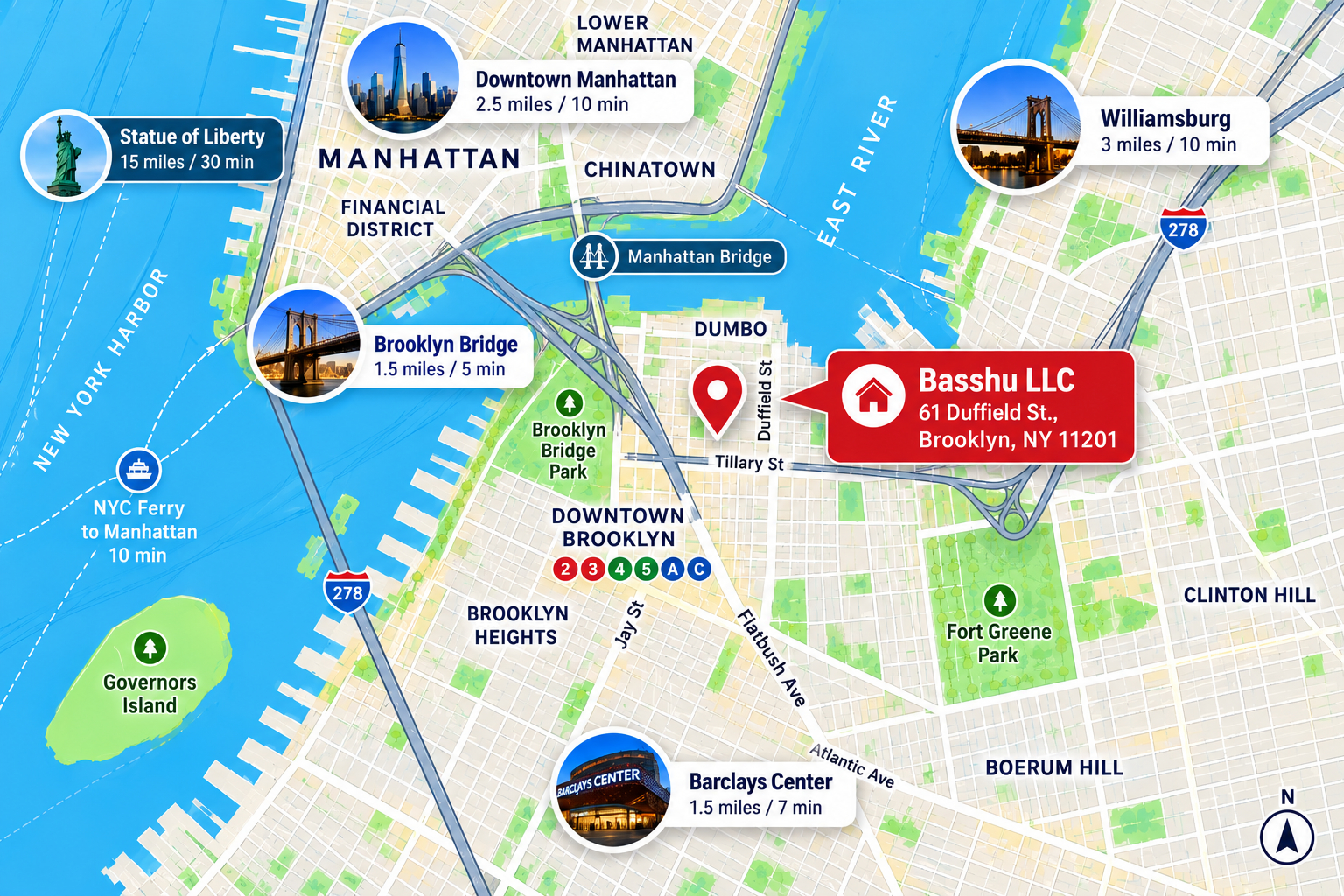 Discover a captivating historic building in Brooklyn, just steps from the iconic Manhattan Bridge wi - Photo 6