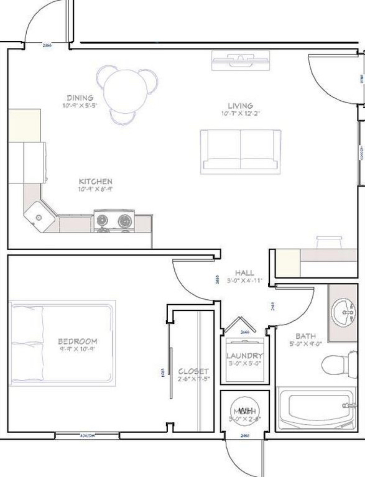 Brand new construction - 1 bed 1 bath private yard - Photo 2