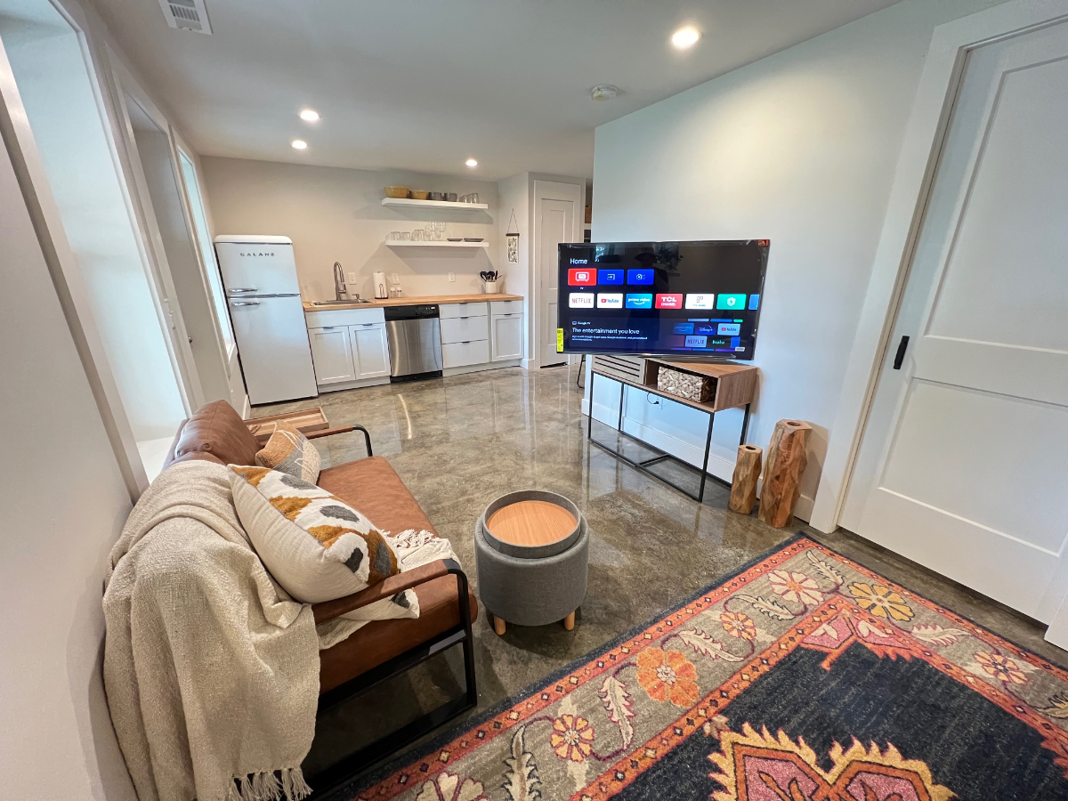 Curated visual reference: Picture Idea: Charming Studio Apartment With A Private Patio In A Peaceful