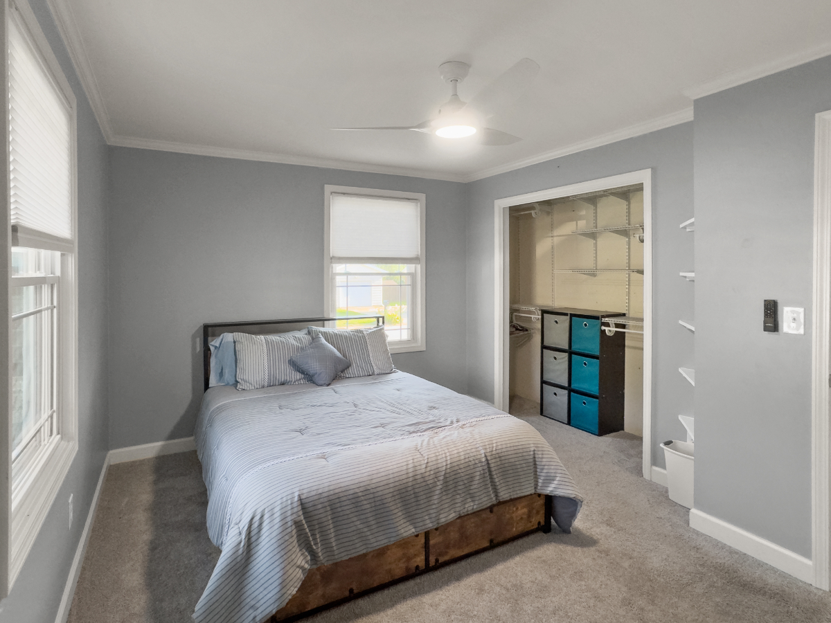 Master Bedroom w/ Master Bath access to full house