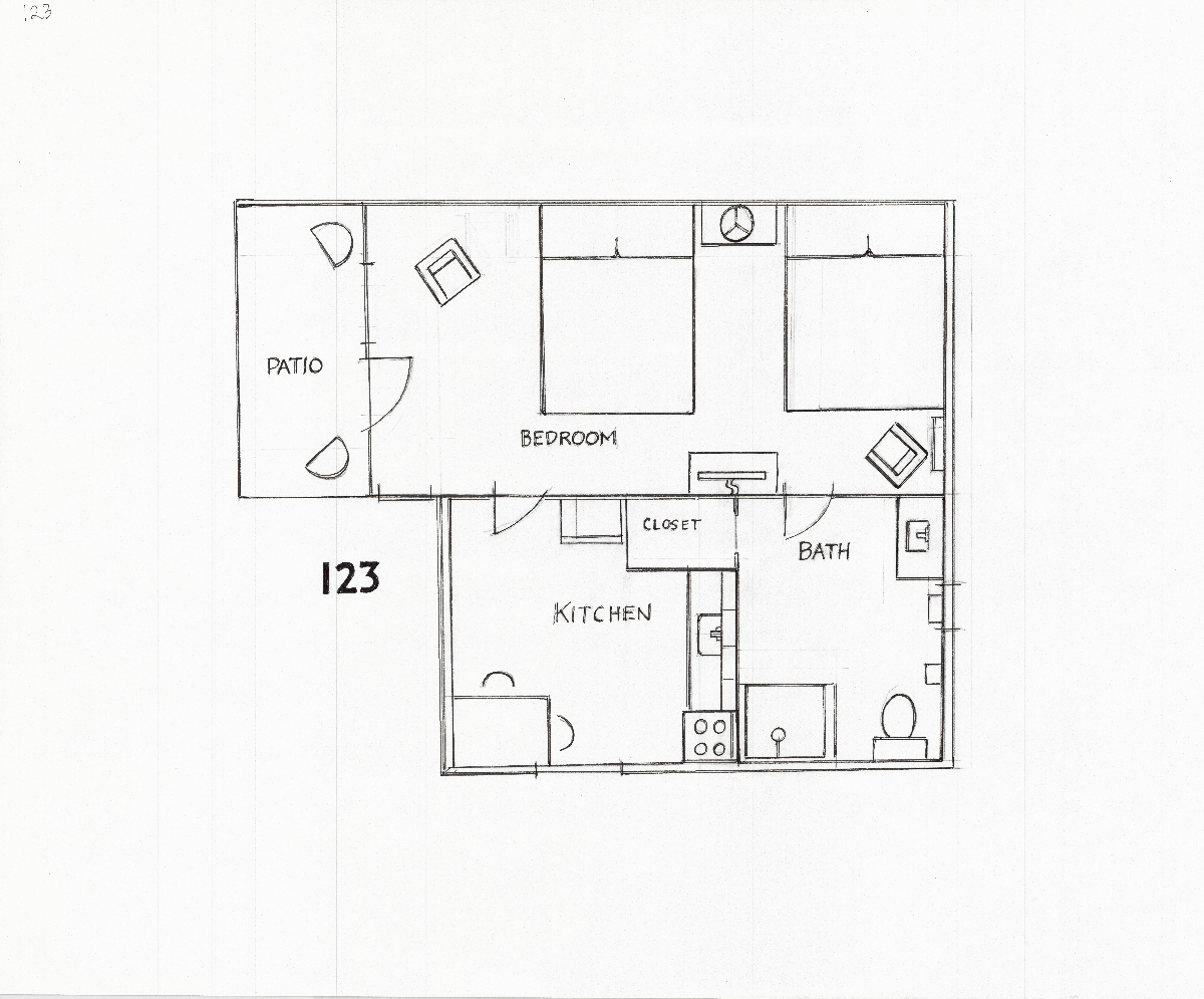 Skylark Shores -Cabin 120 - 2 Double's & Kitchen - Photo 2