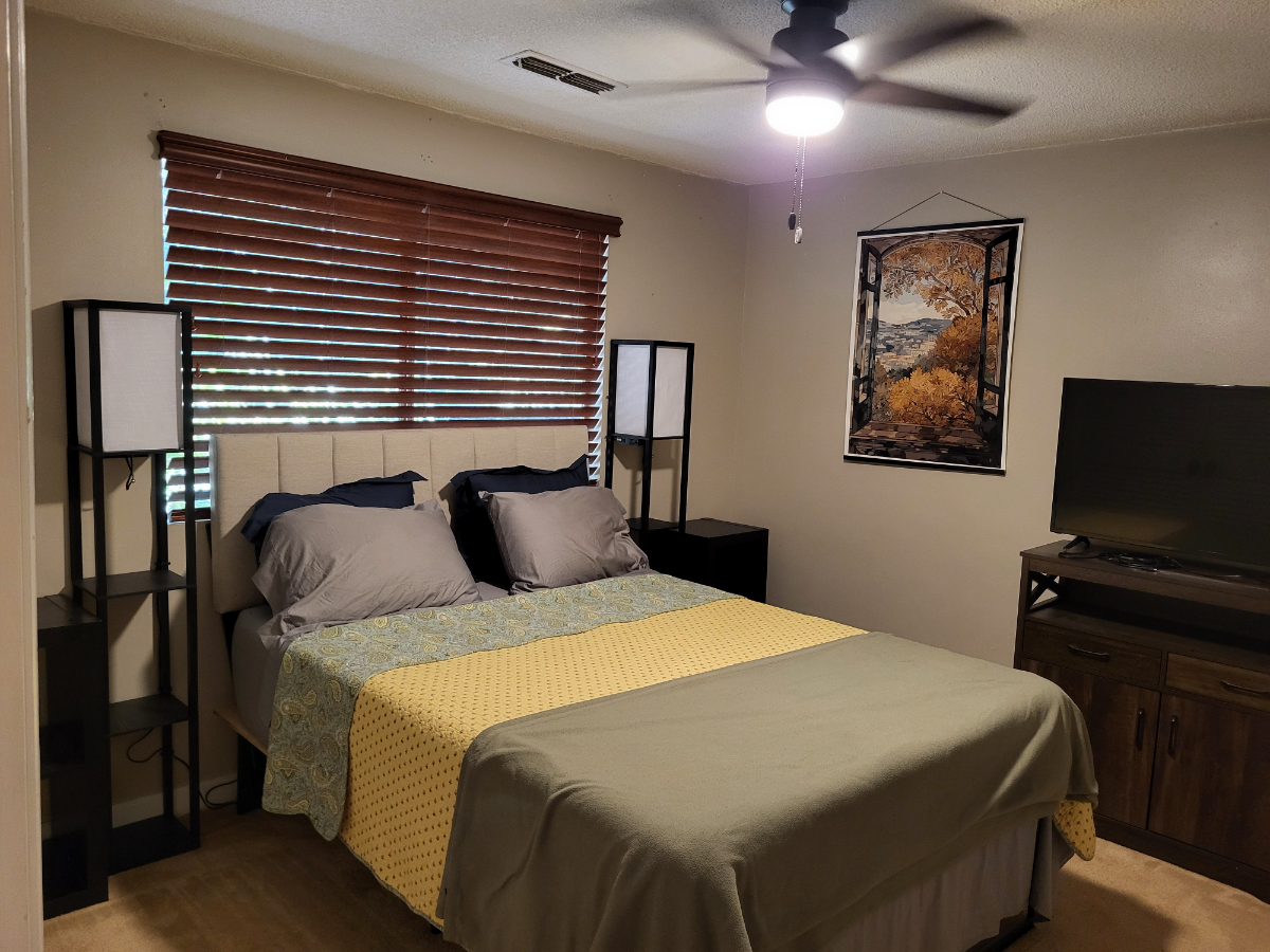 Zen Bedroom in single famil home in Sumter SC
