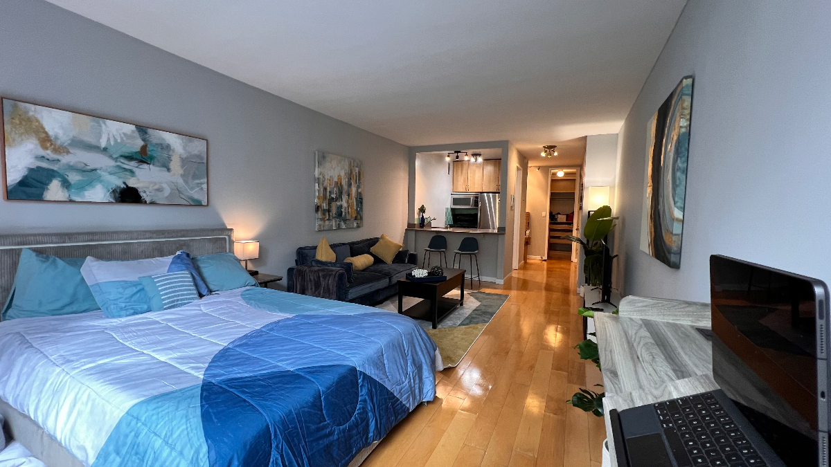 Large studio perfect for remote/hybrid working with brand new furniture/furnishings/AC, central to 1 - Photo 5